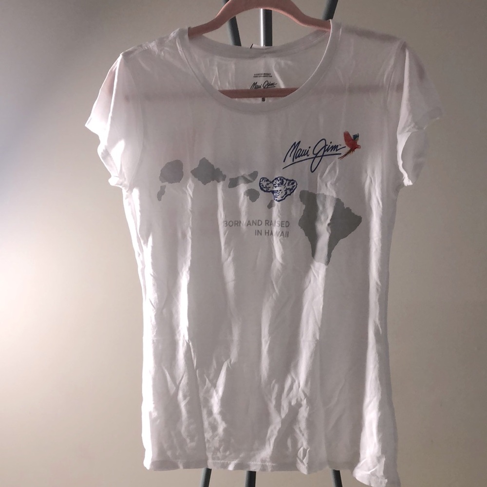 MAUI JIM White T-Shirt
